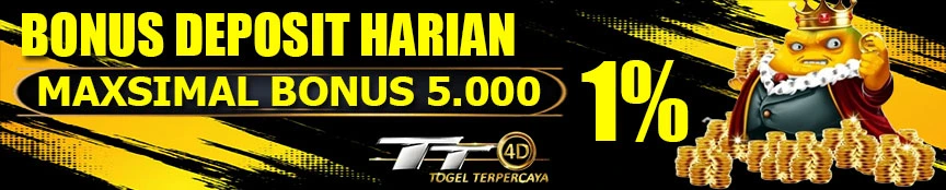 BONUS DEPOSIT HARIAN 1%